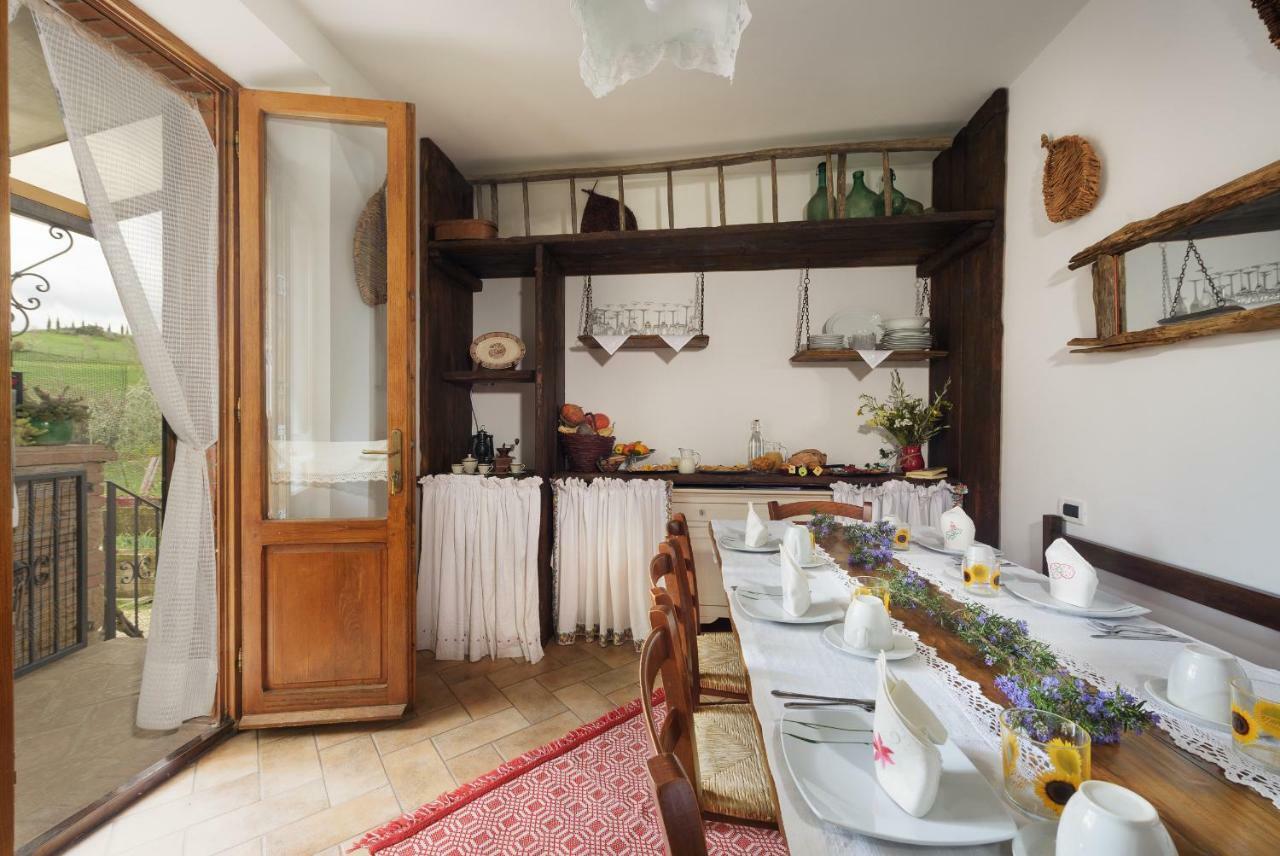 Agriturismo Campo Alla Piana Villa Monticchiello Bagian luar foto